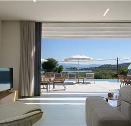 3 bedroom villa with pool & seaview, near Acharavi, sleeps 6